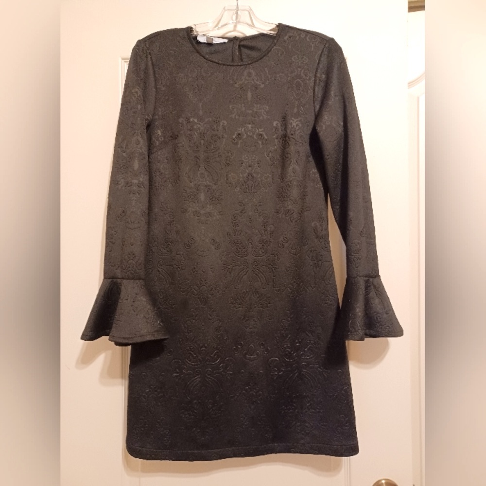 Lily Edelman Black Long Sleeve Dress